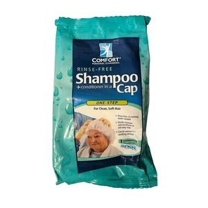 Lot of 2 Sage Comfort Rinse-Free Shampoo & Conditioner Caps Waterless #7909 New